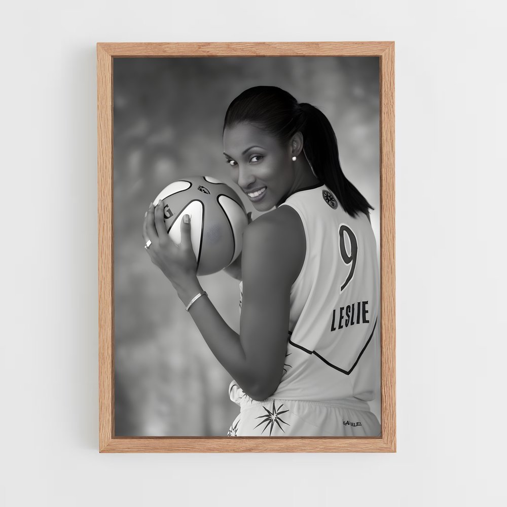 Poster Lisa leslie – affiche Basketball (vue 4)